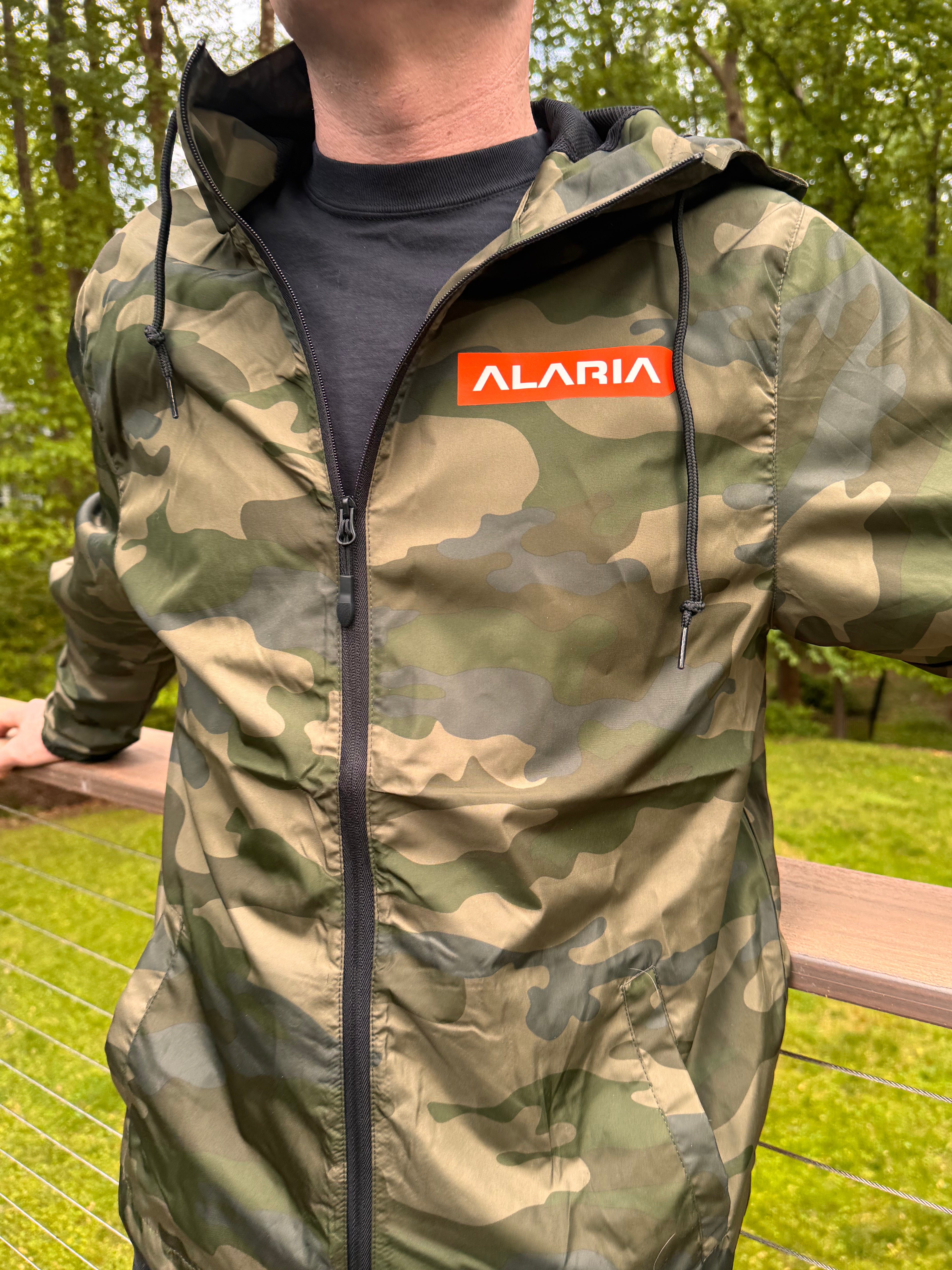Image of ALARIA M81 Woodland Camo Windbreaker