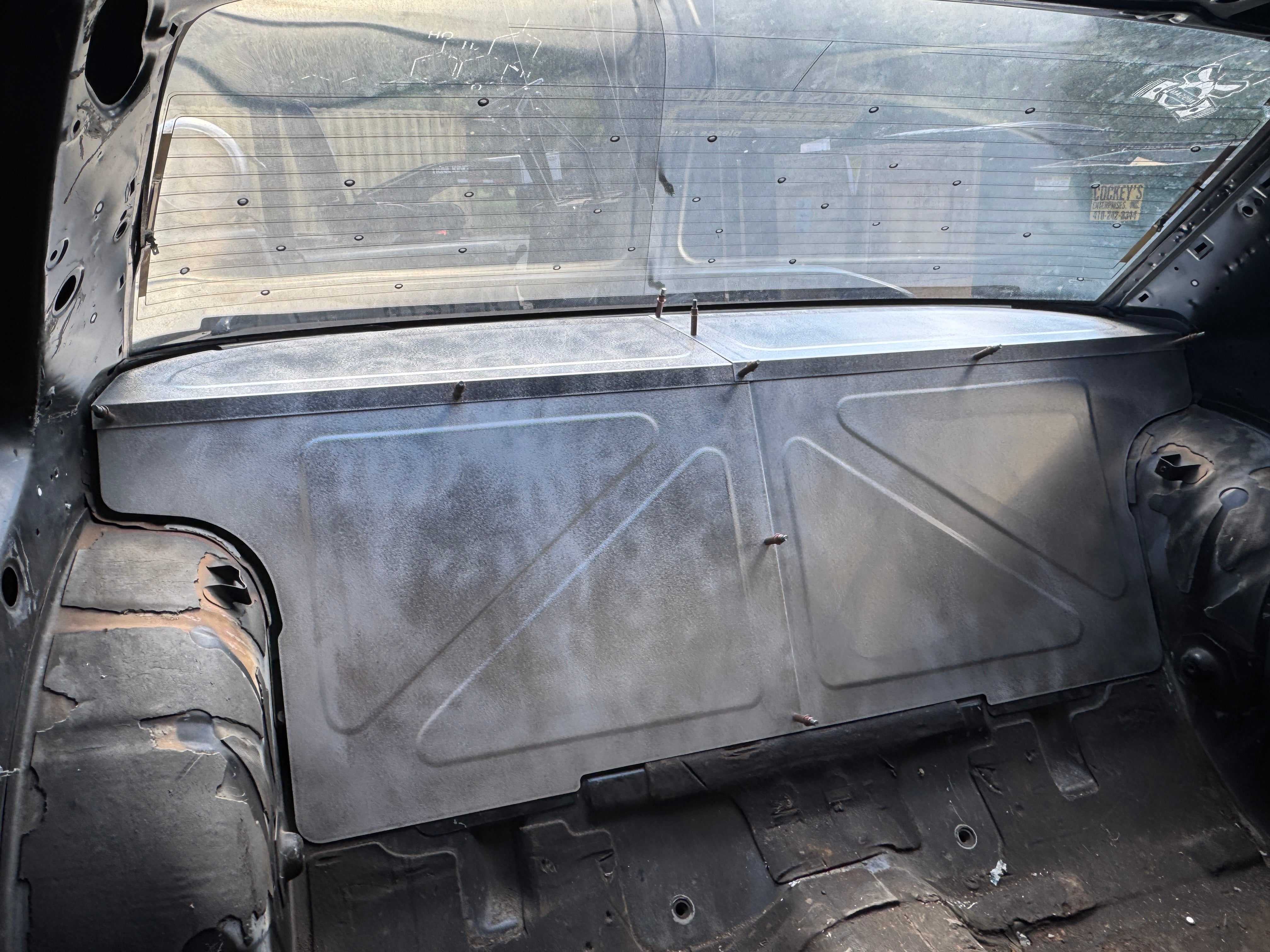 Image of S13 Coupe Rear Bulkhead Panel Set.