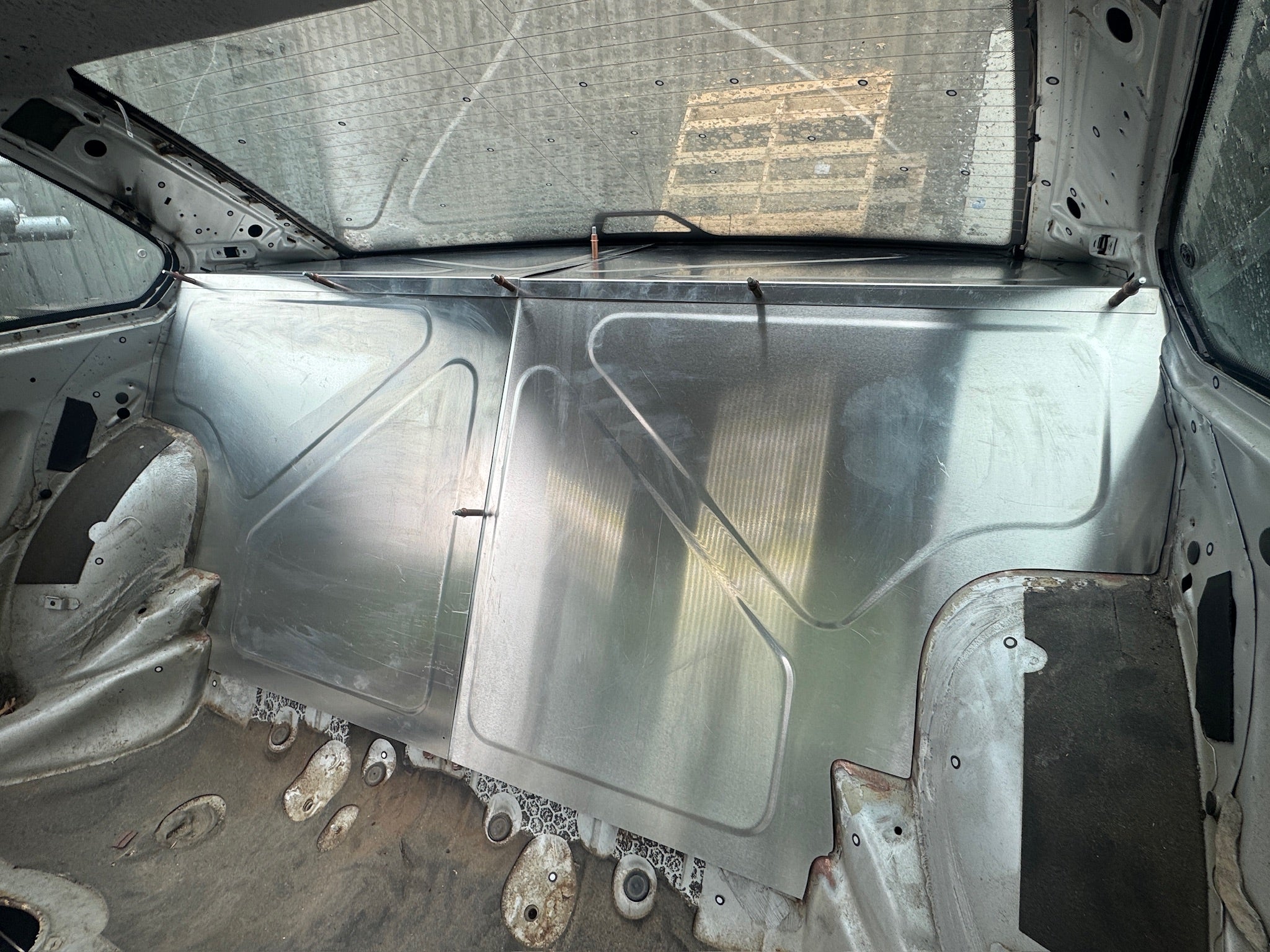 Image of BMW E36 Rear Bulkhead/ Firewall panel set