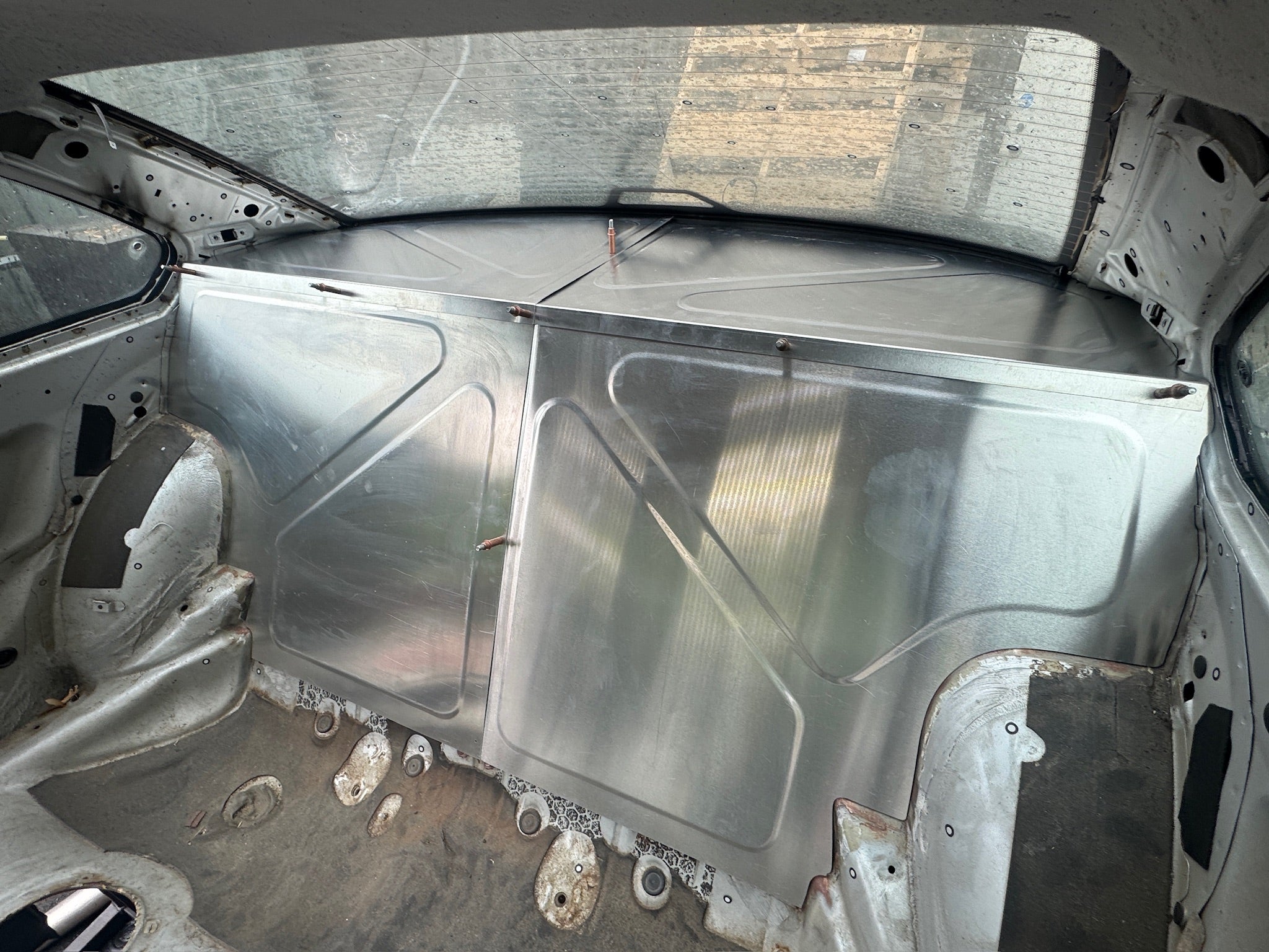 Image of BMW E36 Rear Bulkhead/ Firewall panel set