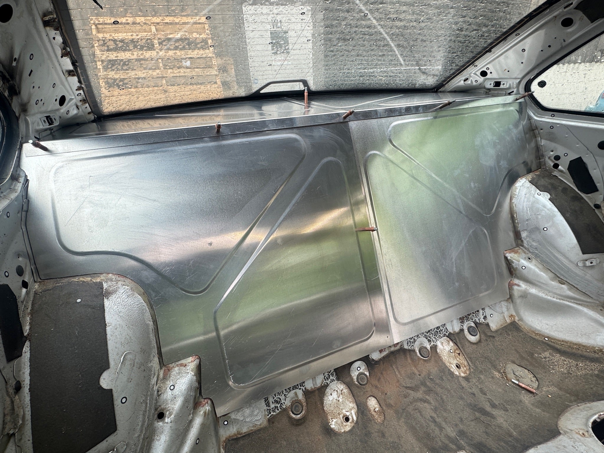 Image of BMW E36 Rear Bulkhead/ Firewall panel set