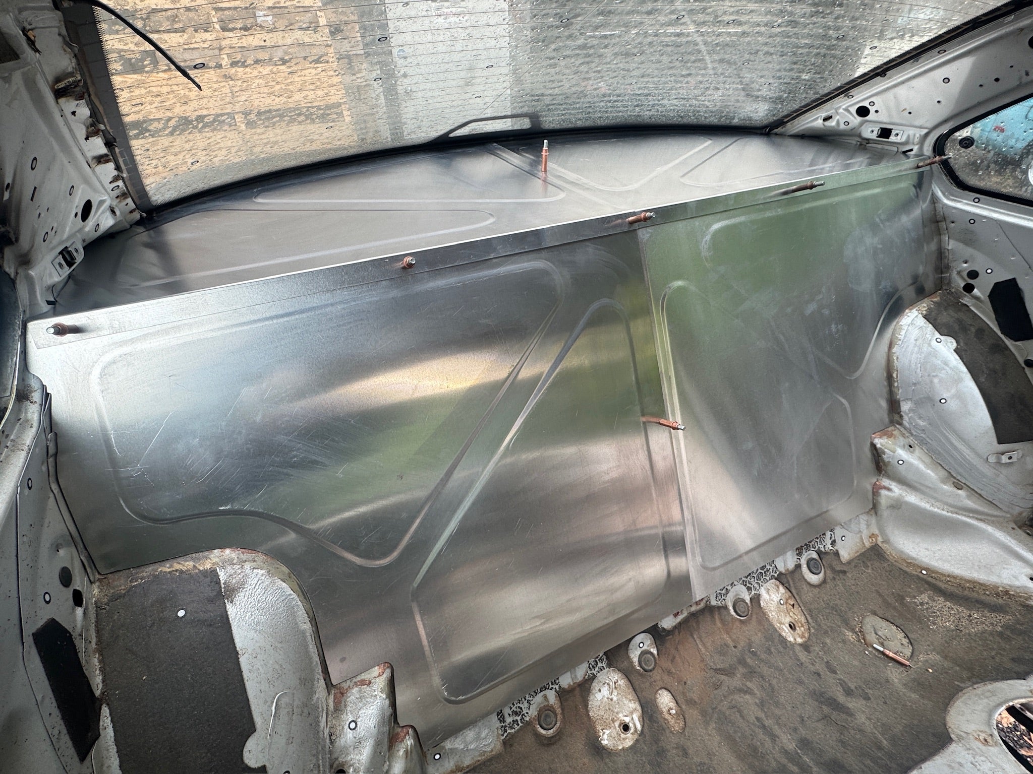 Image of BMW E36 Rear Bulkhead/ Firewall panel set