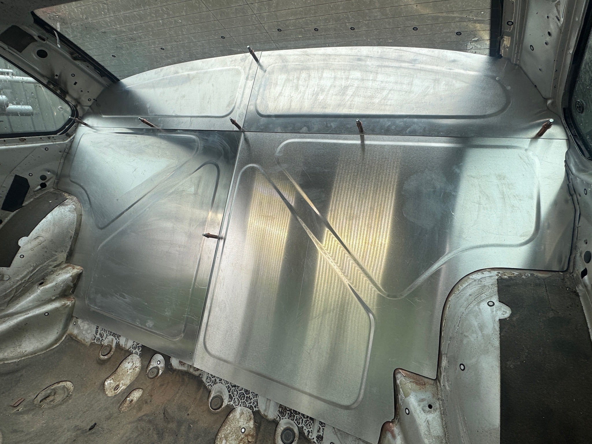 Image of BMW E36 Rear Bulkhead/ Firewall panel set