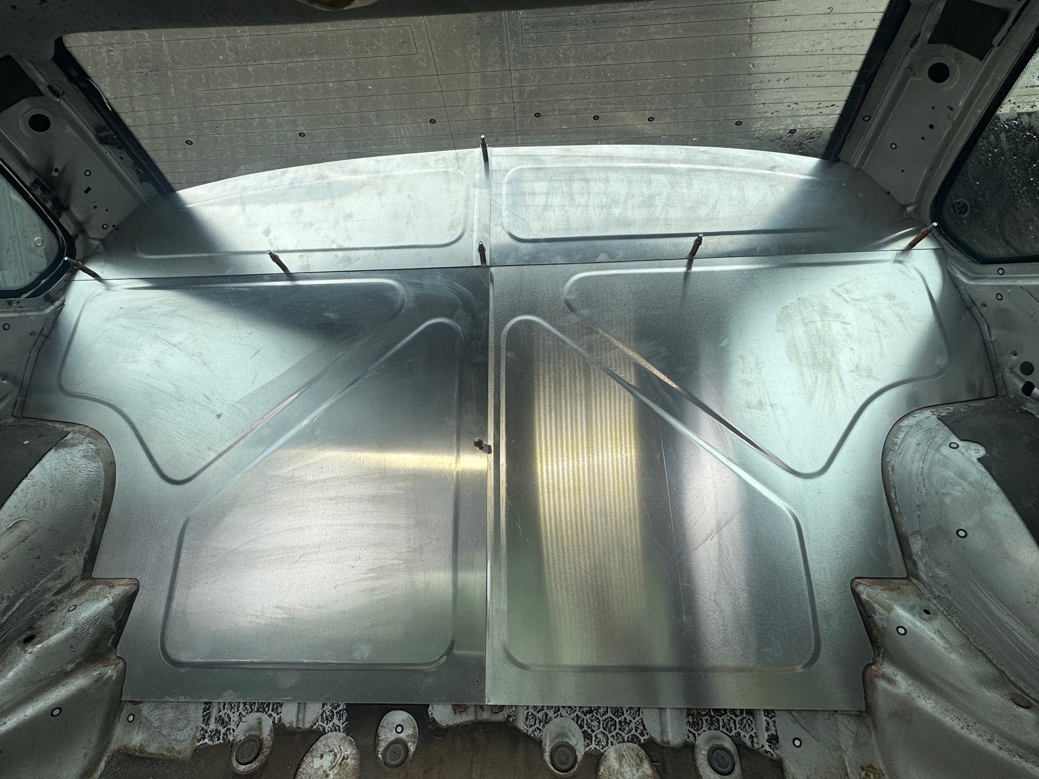 Image of BMW E36 Rear Bulkhead/ Firewall panel set