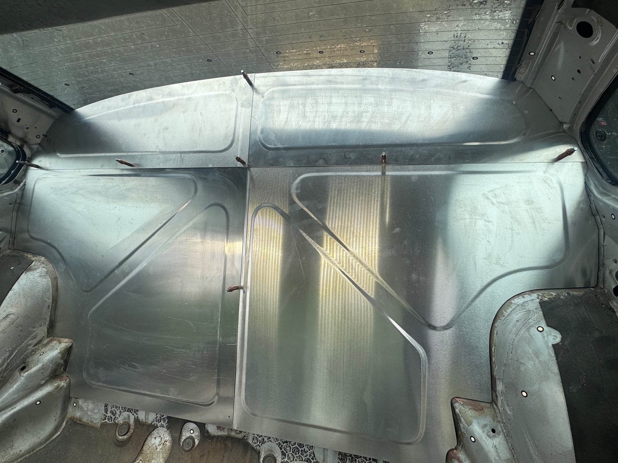 Image of BMW E36 Rear Bulkhead/ Firewall panel set
