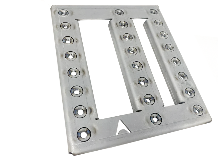 Alaria Tech Weld-In Tilton 600 Series Floor Mount Pedal Box Bracket