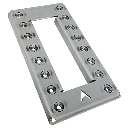 Alaria Tech Weld-in Tilton 600/800/900-series Floor Mount Pedal Box bracket