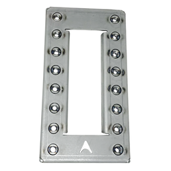 Image of Alaria Tech Weld-in Tilton 600/800/900-series Floor Mount Pedal Box bracket